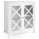 31.5 in. W x 14.37 in. D x 29.92 in. H in White MDF Assemble Pantry Upper Diagonal Kitchen Cabinet for Kitchen