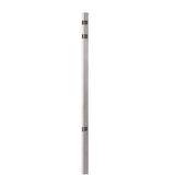 Barrette Outdoor Living Natural Reflections Standard-Duty 2 in. x 2 in. x 6-7/8 ft. White Aluminum Fence Corner Post