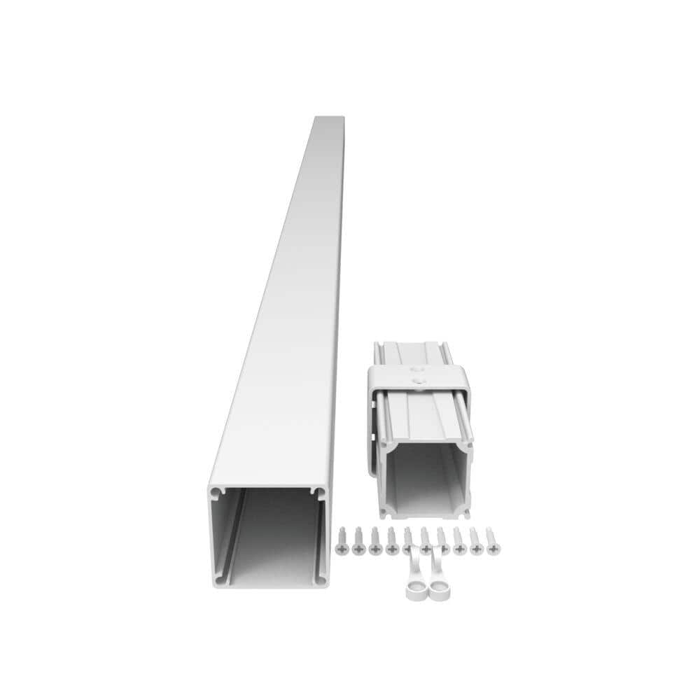 Barrette Outdoor Living VersaRail Aluminum 2.5 in. Post Extension White