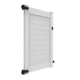Barrette Outdoor Living Horizontal Fence 46 in. x 6 ft. Vinyl Privacy Gate White
