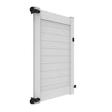 Barrette Outdoor Living Horizontal Fence 46 in. x 6 ft. Vinyl Privacy Gate White
