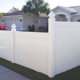 Barrette Outdoor Living Washington 5 ft. H x 6 ft. W White Vinyl Fence Panel