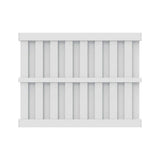 Barrette Outdoor Living Palisade 6 ft. x 8 ft. White Shadowbox Vinyl Fence Panel