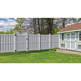 Whitney 6 ft. x 6 ft. White Vinyl Shadowbox Fence Panel