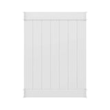 Barrette Outdoor Living 5 ft. x 3.5 ft. White Vinyl Outdoor Changing Room Side Wall