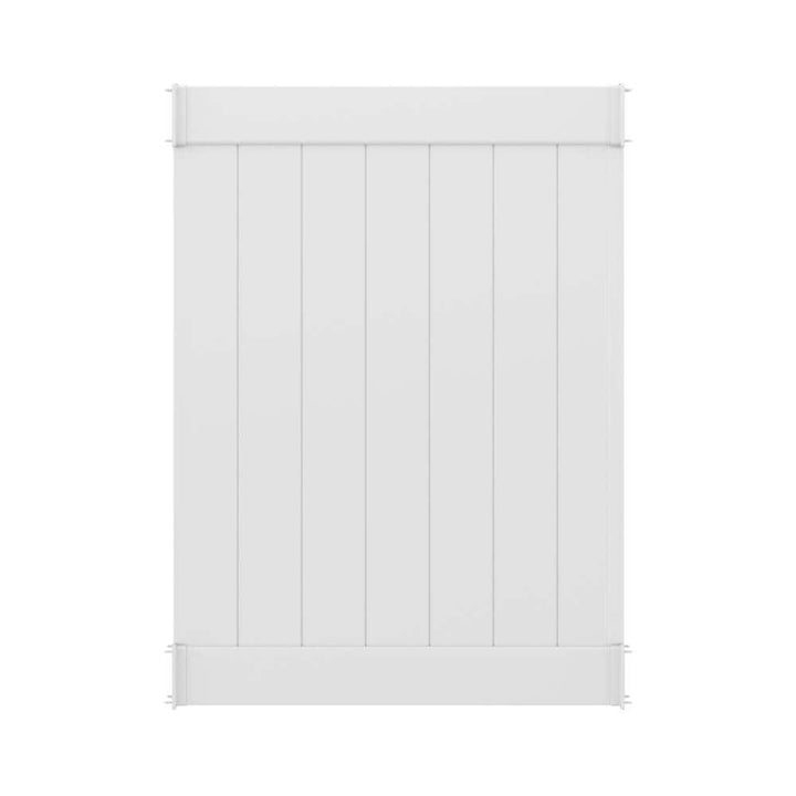Barrette Outdoor Living 5 ft. x 3.5 ft. White Vinyl Outdoor Changing Room Side Wall