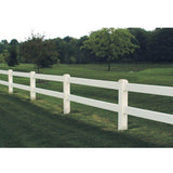 Veranda 5 in. x 5 in. x 5 ft. Vinyl White Ranch 2-Rail End Fence Post