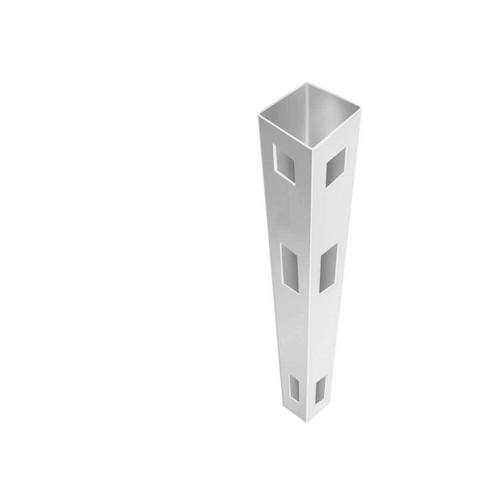 Barrette Outdoor Living Carson 5 in. x 5 in. x 9 ft. White Vinyl Fence Corner Post