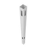 Barrette Outdoor Living White Vinyl Corner Post - Horizontal Fence 5x5x108