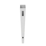 Barrette Outdoor Living White Vinyl Corner Post - Horizontal Fence 5x5x108