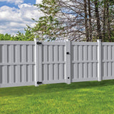 Barrette Outdoor Living 5 in. x 5 in. x 8.5 ft. White Vinyl Fence Line Post