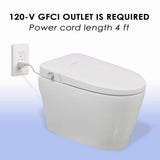 BENOLTI BN-6100SA Tankless Elongated Bidet Toilet with UV Cleaning & Heated Seat