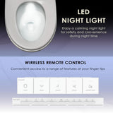 BENOLTI BN-6100SA Tankless Elongated Bidet Toilet with UV Cleaning & Heated Seat