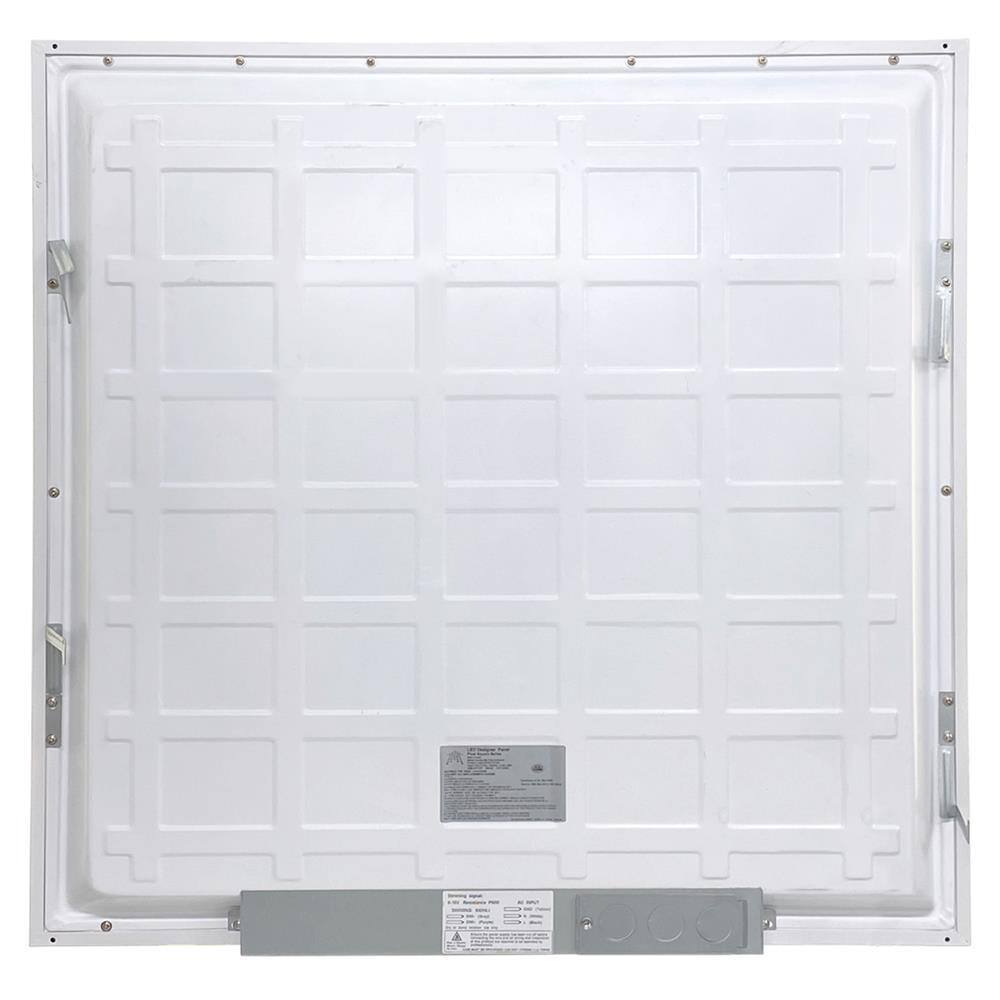 BEYOND LED TECHNOLOGY Designer Troffers Pixel Square Series 2 ft.x 2 ft. 5000 Lumens Integrated LED Flat Panel Light at 40-Watt 4000K (6-Pack)