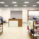 BEYOND LED TECHNOLOGY Designer Troffers Pixel Square Series 2 ft.x 2 ft. 5000 Lumens Integrated LED Flat Panel Light at 40-Watt 4000K (6-Pack)