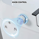 Unbranded Smart Round Toilet with Heated Seat & LED Light