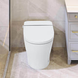 Unbranded Smart Round Toilet with Heated Seat & Foot Sensor Flush