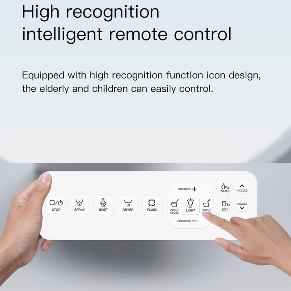Smart Tankless Bidet Toilet 1.28 GPF - Auto Features & Heated Seat