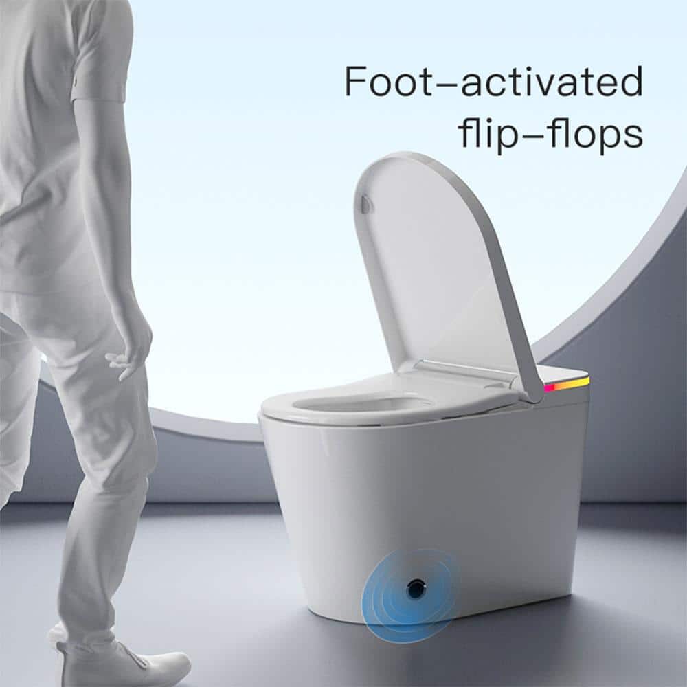 Smart Tankless Bidet Toilet 1.28 GPF - Auto Features & Heated Seat