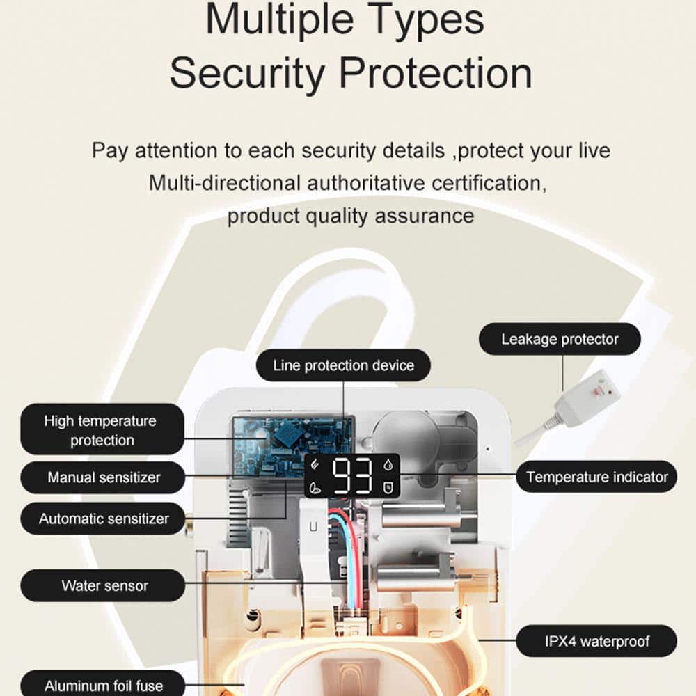Advanced Tankless Elongated Bidet Toilet with Auto Flush and Remote Control