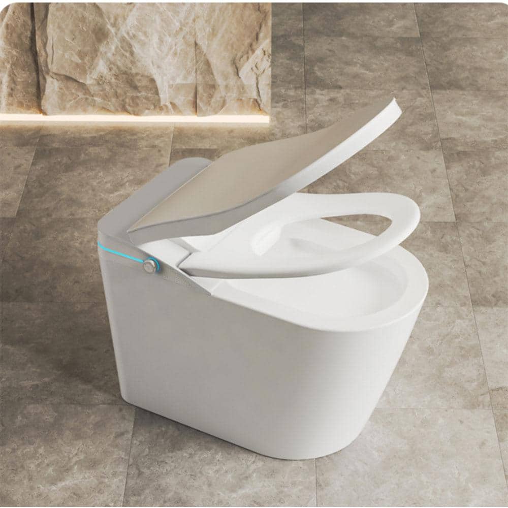 Advanced Tankless Elongated Bidet Toilet with Auto Flush and Remote Control