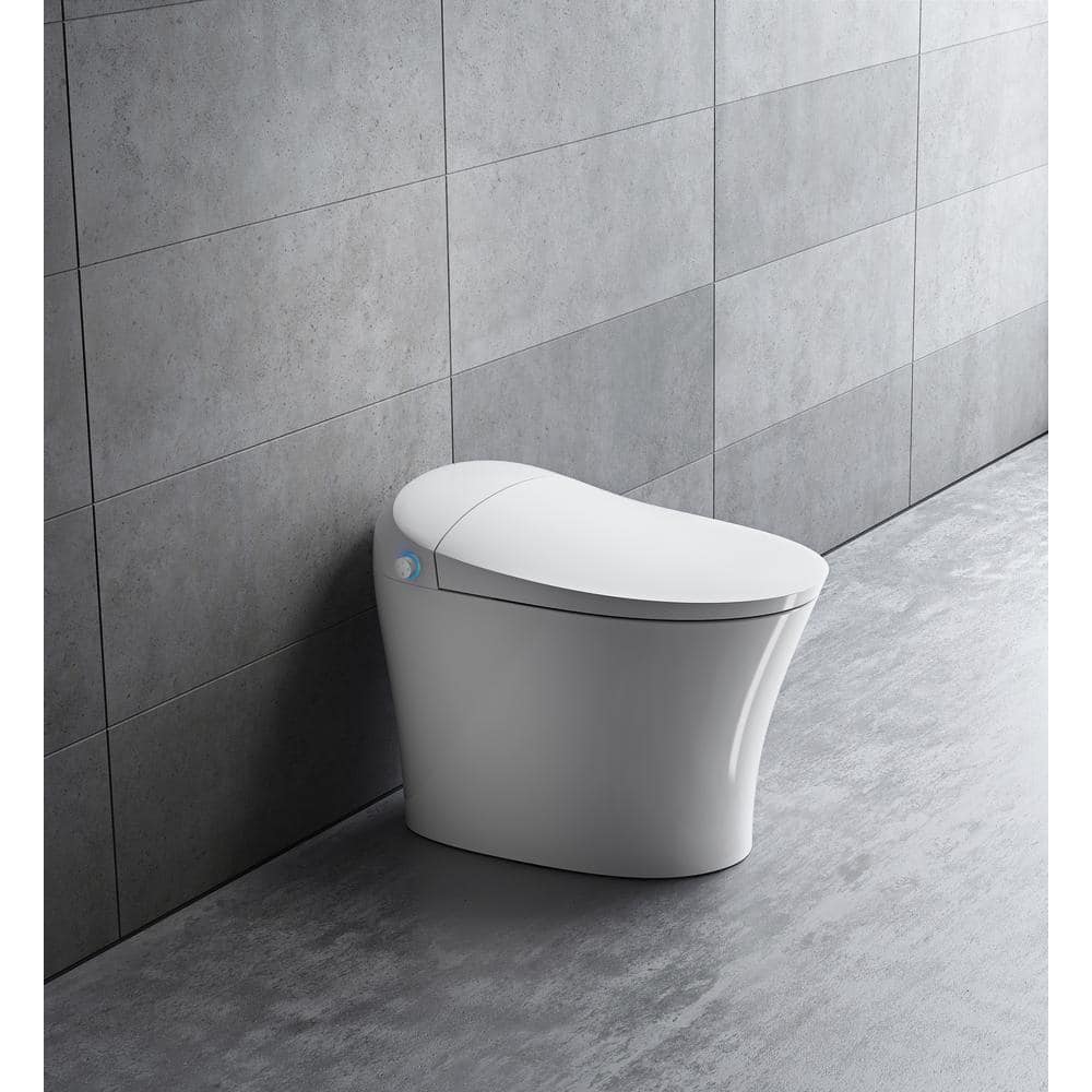 Castellousa New York Simple Plus Elongated Bidet Toilet with Adjustable Sprayer & Soft-Close