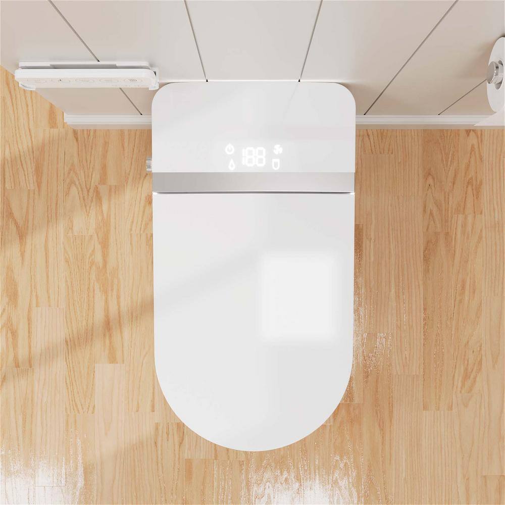 GIVING TREE Smart Toilet Bidet with Auto Flush, Voice Control & Heated Seat