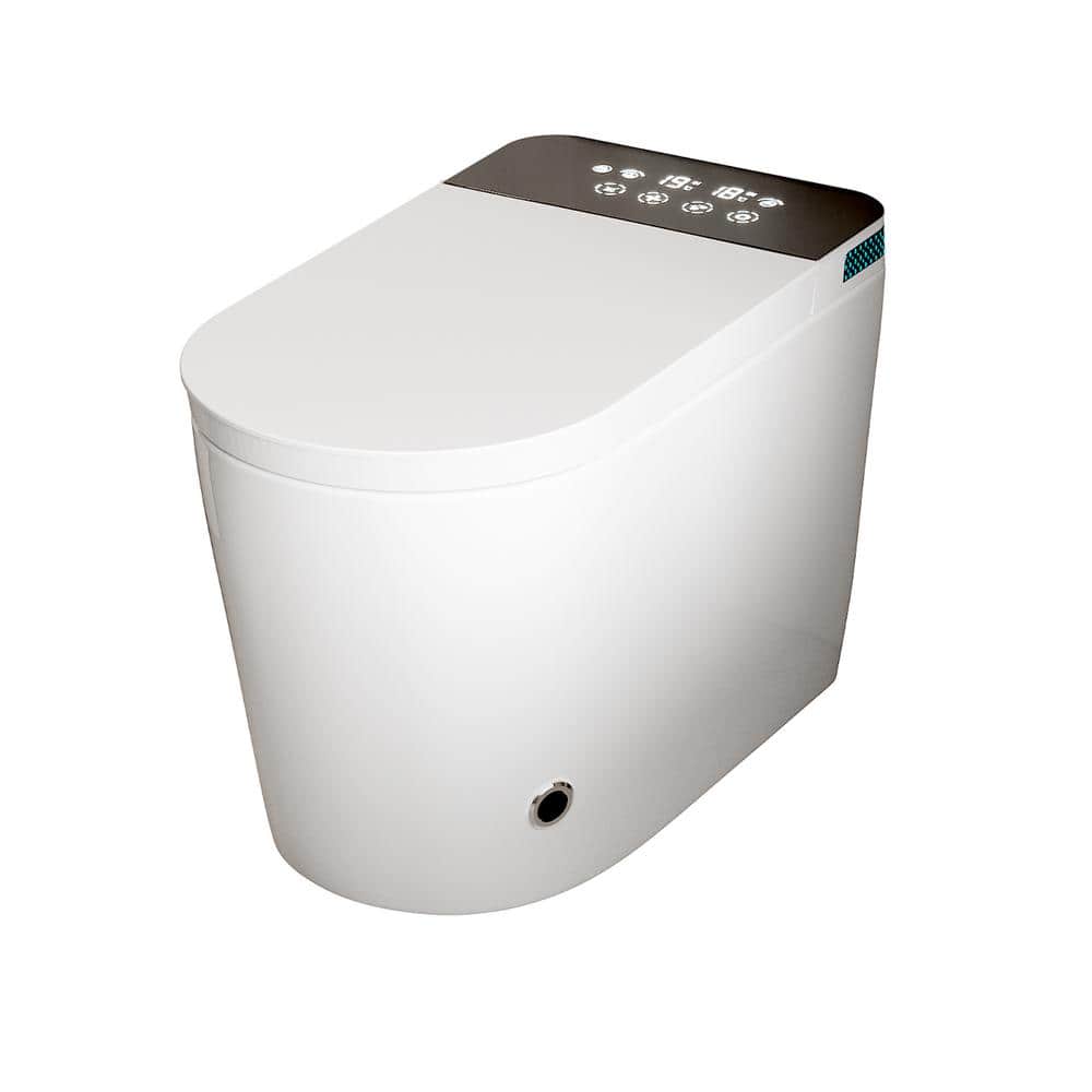 FUFU&GAGA Elongated Smart Bidet Toilet 1.28GPF with Massage Cleaning and Heated Seat
