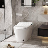 FUFU&GAGA Smart Bidet Toilet 1.28 GPF White with Auto Features & Heated Seat