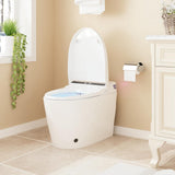 FUFU&GAGA Elongated Smart Bidet Toilet with Foot Sensing, Heated & Digital Display - 1.28 GPF