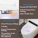 FUFU&GAGA Elongated Smart Bidet Toilet with Auto Open/Flush and Heated Seat
