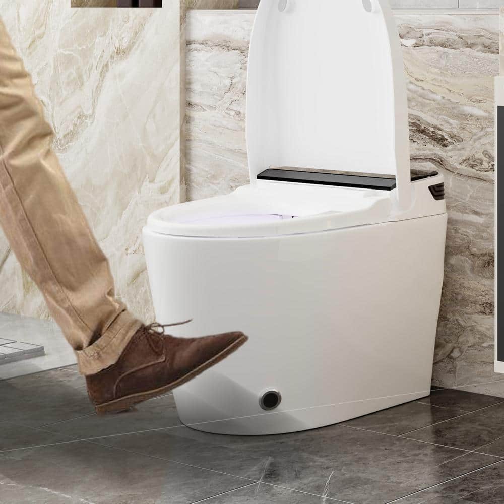 FUFU&GAGA Elongated Smart Bidet Toilet with Auto Open/Flush and Heated Seat