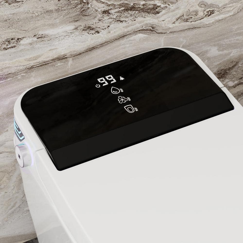 FUFU&GAGA Elongated Smart Bidet Toilet with Auto Open/Flush and Heated Seat