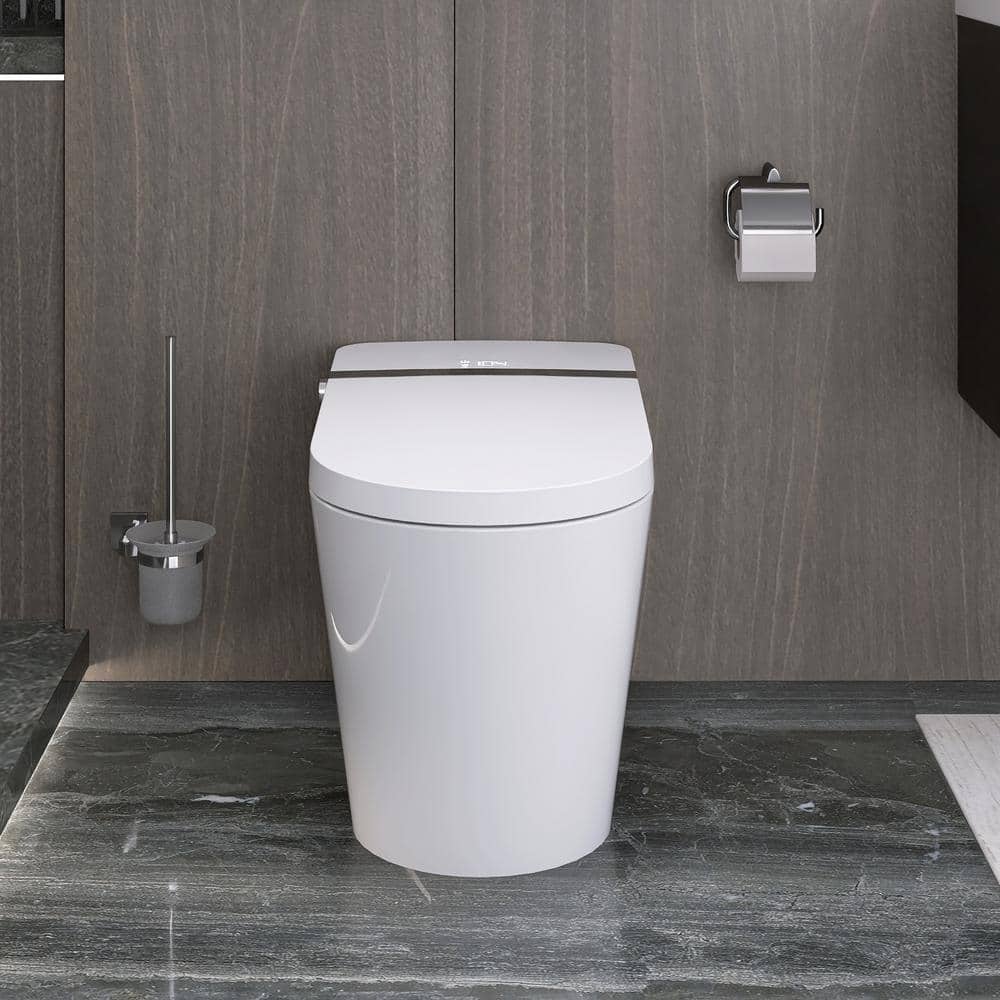 Smart Elongated Bidet Toilet 1.28 GPF with Heated Seat & Soft Close