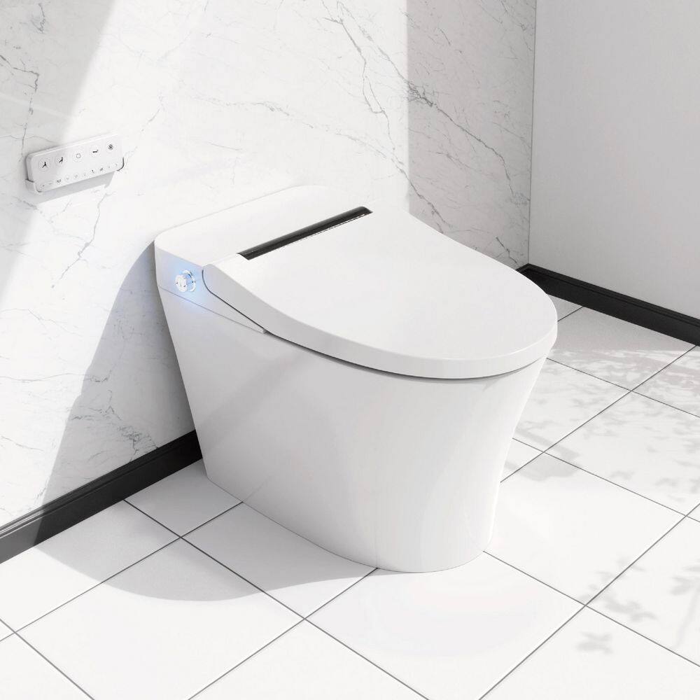 Unbranded Elongated Luxury Smart Bidet Toilet with Heated Seat & Automatic Flush