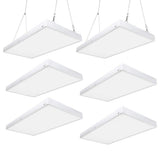 Bieuoram 2ft. 100-Watt Integrated LED White LED Linear High Bay Light 16000 Lumens 5000K Daylight for Shop, Warehouse (6-Pack）