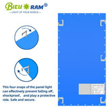 Bieuoram 2 ft. x 4 ft. 7800-Lumens Integrated LED Panel Light, 5000K White Color (12-Pack)