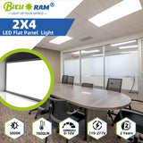 Bieuoram 2 ft. x 4 ft. 7800 Lumens Integrated LED Panel Light, 5000K White Color (16-Pack)