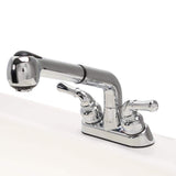 BigTub Utilatub Combo 40 in. x 24 in. Utility Tub with Swivel Faucet - White