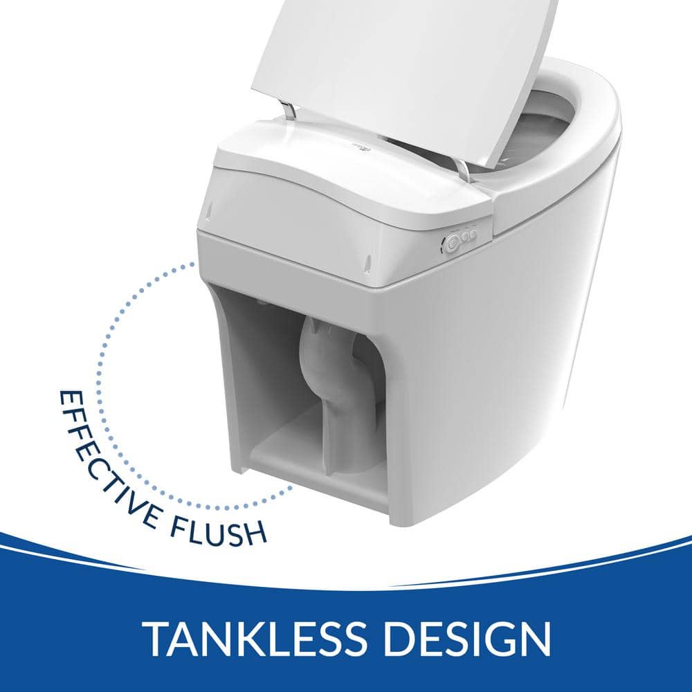 BIO BIDET Discovery DLX Elongated Smart Toilet Bidet System with Heated Seat & Air Dryer