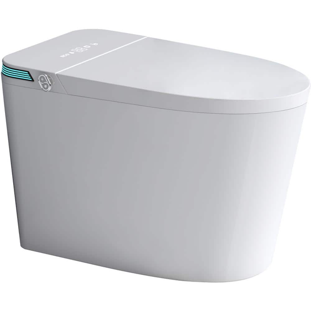 Boosicavelly Elongated Bidet Toilet with Heated Seat & LED Display