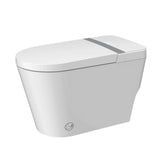 Boosicavelly Elongated Bidet Toilet with Heated Deodorizing & Soft Close - 1.28 GPF White