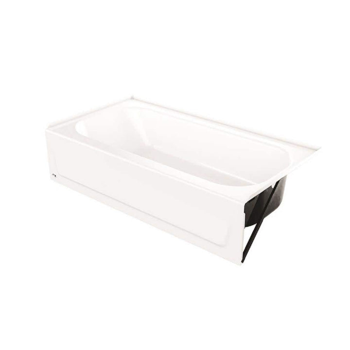 Aloha Plus 60 in. x 32 in. Soaking Bathtub With Right Drain in White