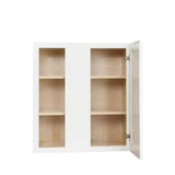 Bremen Cabinetry Bremen Ready to Assemble 27x30x12 in. Wall Blind Corner Cabinet with Adjustable Shelves in White