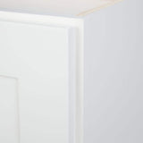 Bremen Cabinetry Bremen Ready to Assemble 27x30x12 in. Wall Blind Corner Cabinet with Adjustable Shelves in White