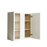 Bremen Cabinetry Bremen Ready to Assemble 27x30x12 in. Wall Blind Corner Cabinet with Adjustable Shelves in White