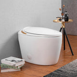 BWE Stylement Tankless Smart Bidet 1-Piece Toilet with Auto Features and Heated Seat