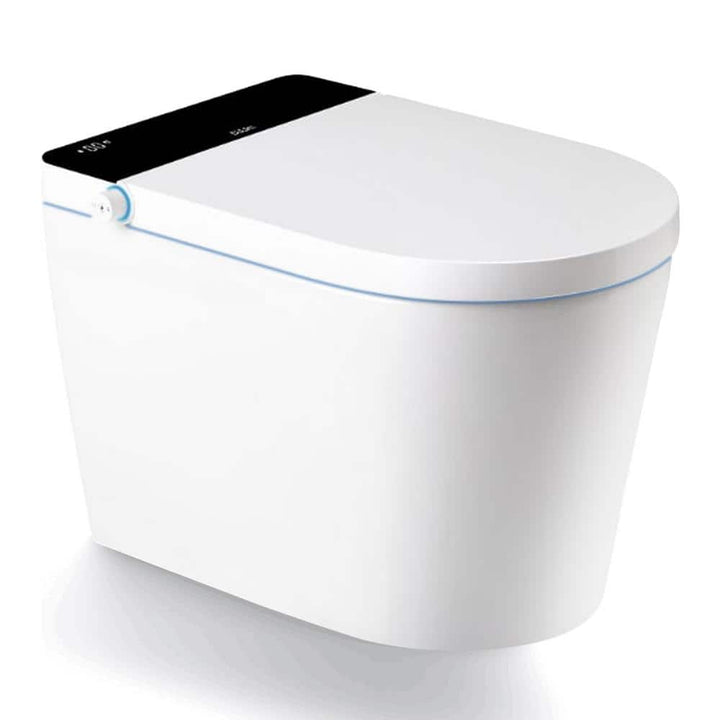 BWE Elongated Smart Toilet Bidet with Auto Features and Remote