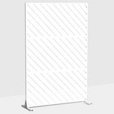 cadeninc 3.92 ft. x 6 ft. White Metal Privacy Screen Fence Panels
