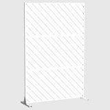 cadeninc 3.92 ft. x 6 ft. White Metal Privacy Screen Fence Panels